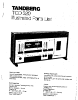 Tandberg TCD-320 - Service Manual-3